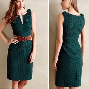 Anthropologie Tabitha Green Woven Dress, Size 6